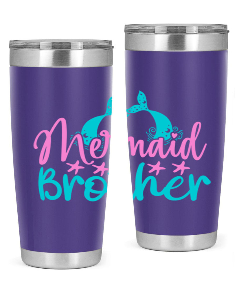 Mermaid Brother 354#- mermaid- Tumbler