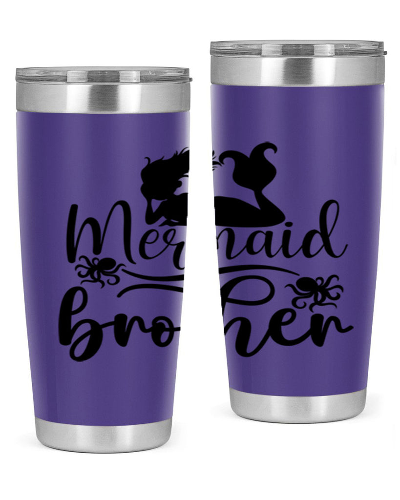 Mermaid Brother 355#- mermaid- Tumbler