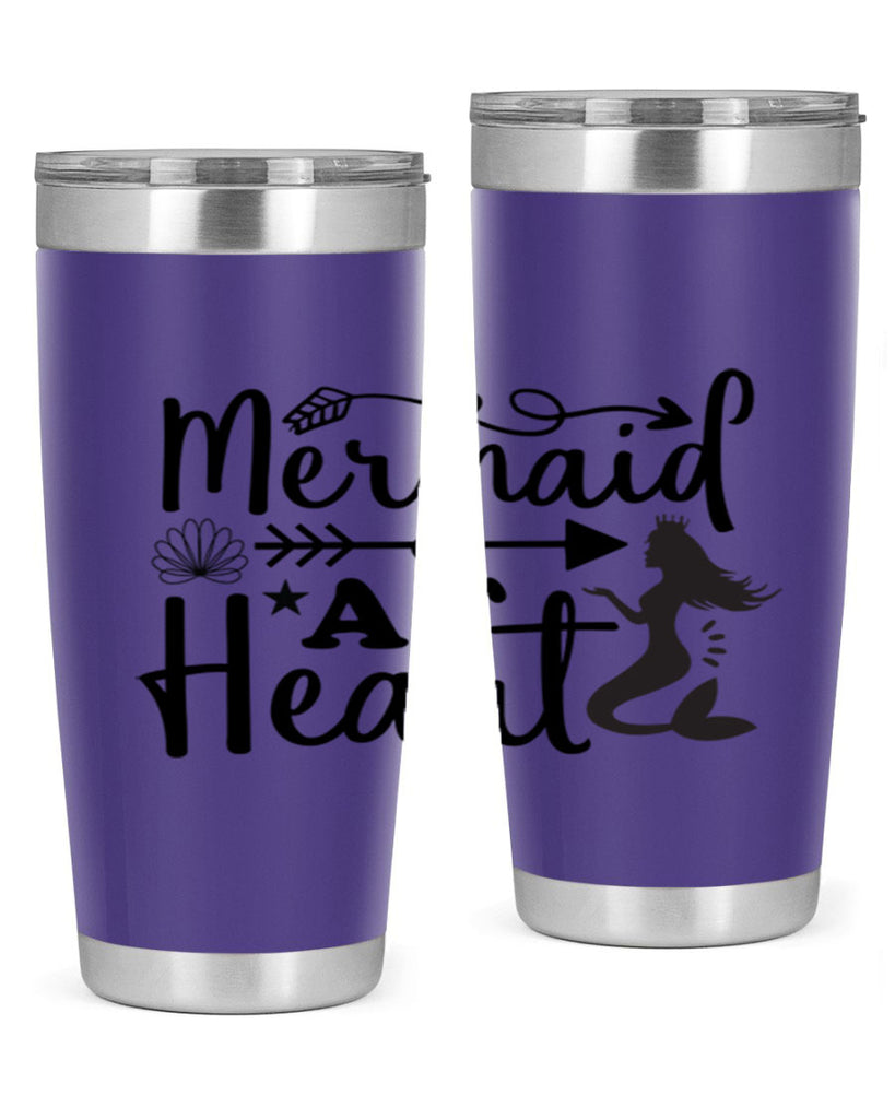 Mermaid at Heart design 397#- mermaid- Tumbler