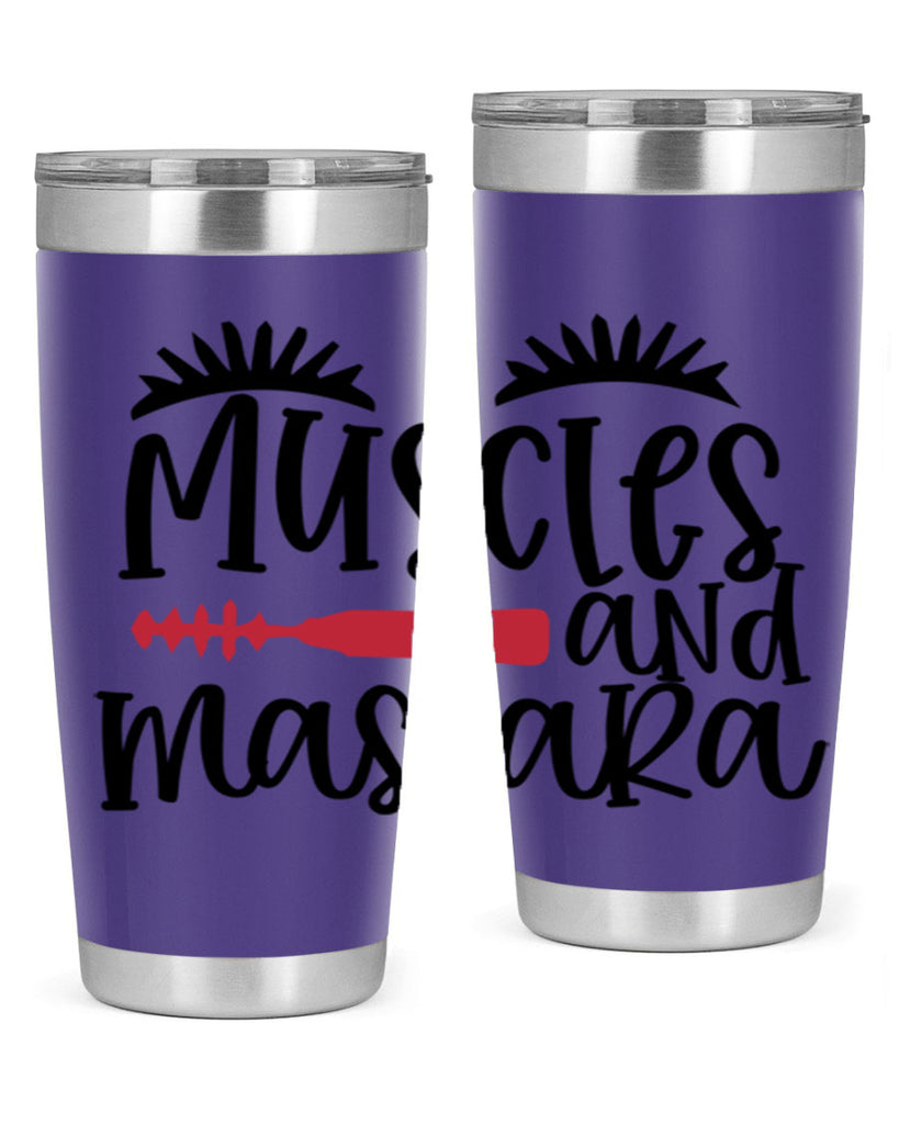 Muscles and mascara design Style 221#- make up- Tumbler