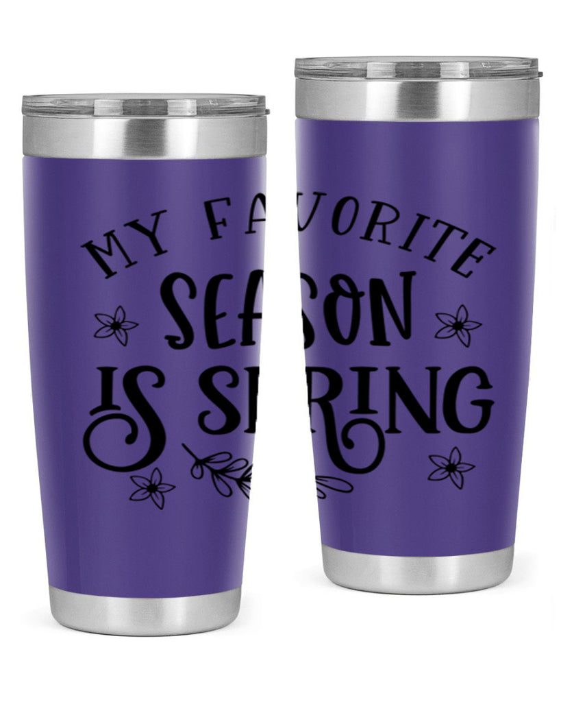 My favorite season is spring 350#- spring- Tumbler