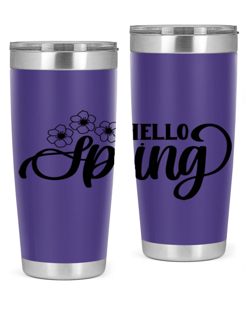 PNG_Hello Spring393#- spring- Tumbler