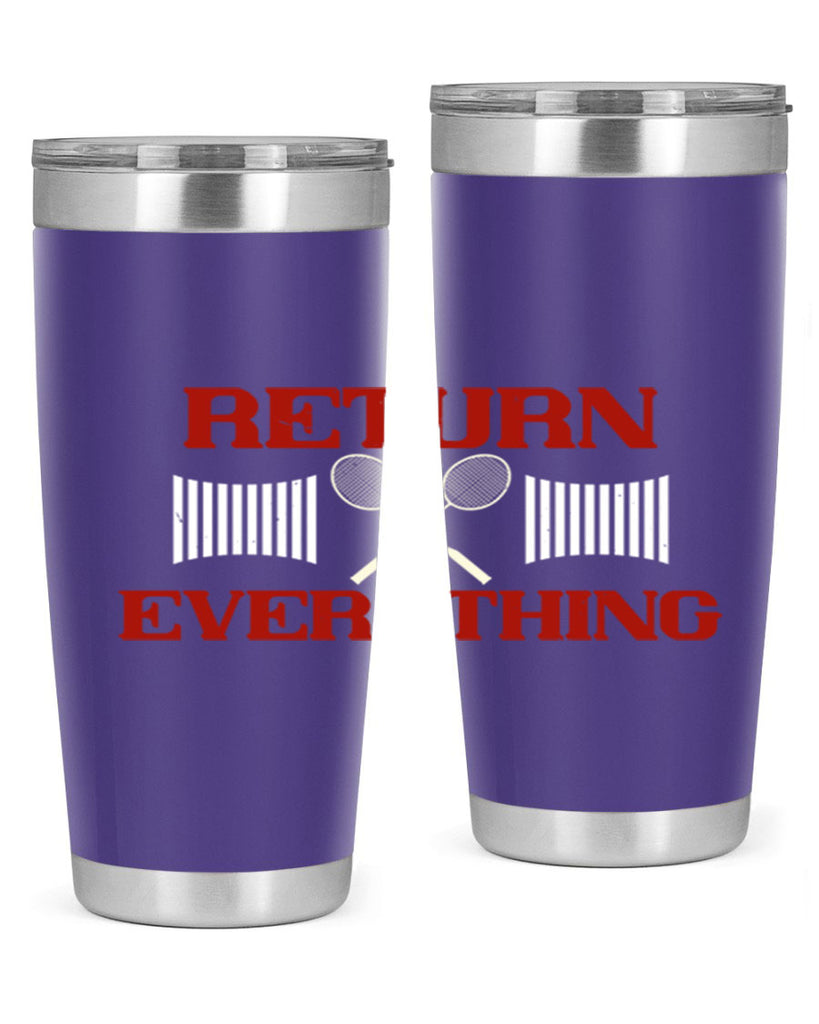 Return Everything 1892#- badminton- Tumbler