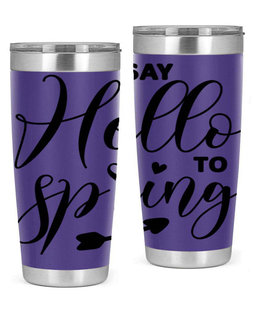Say Hello to Spring402#- spring- Tumbler