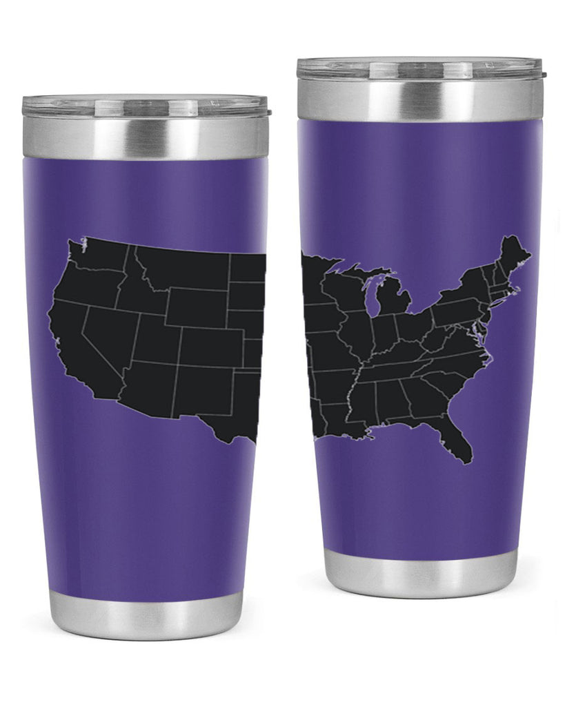 Separate Color Map Style 71#- Fourt Of July- Tumbler