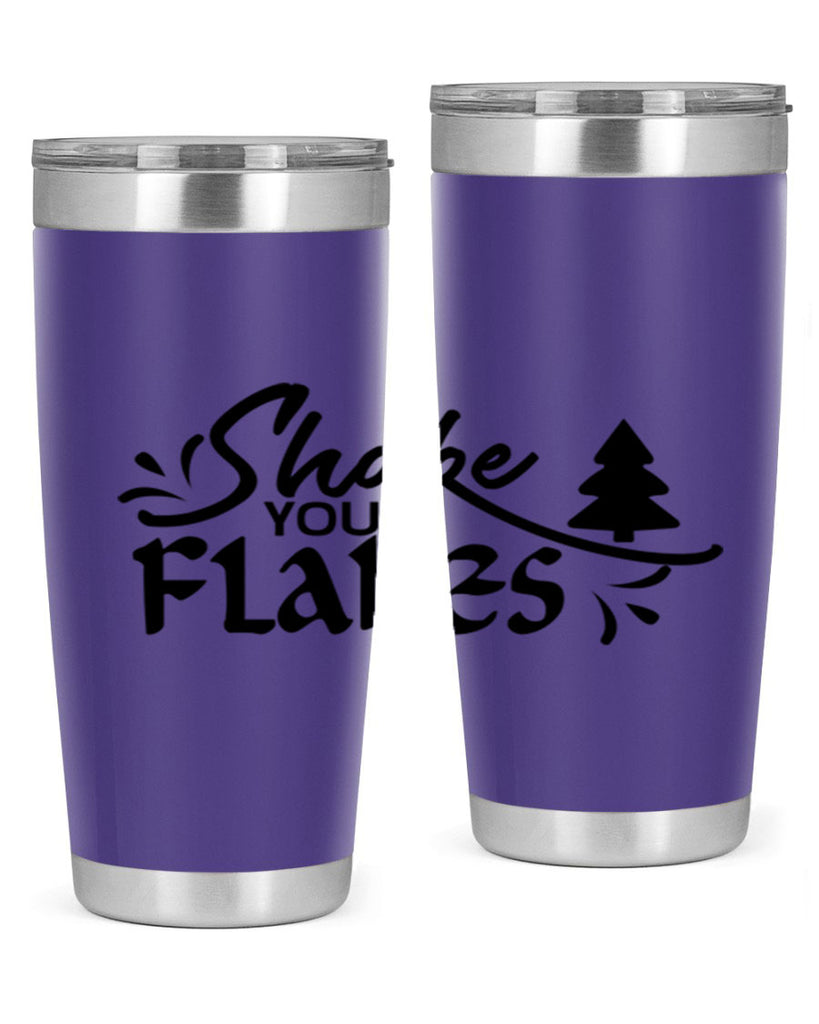 Shake Your Flakes 354#- winter- Tumbler