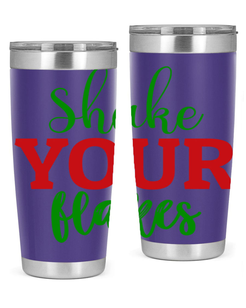 Shake Your Flakes 355#- winter- Tumbler
