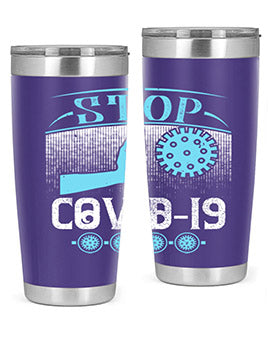 Stop covid Style 22#- corona virus- Tumbler