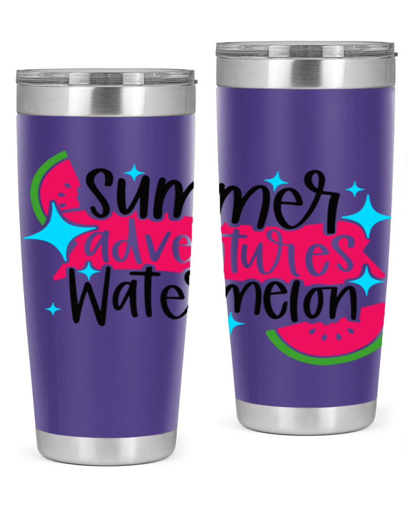 Summer Adventures Watermelon Style 23#- summer- Tumbler
