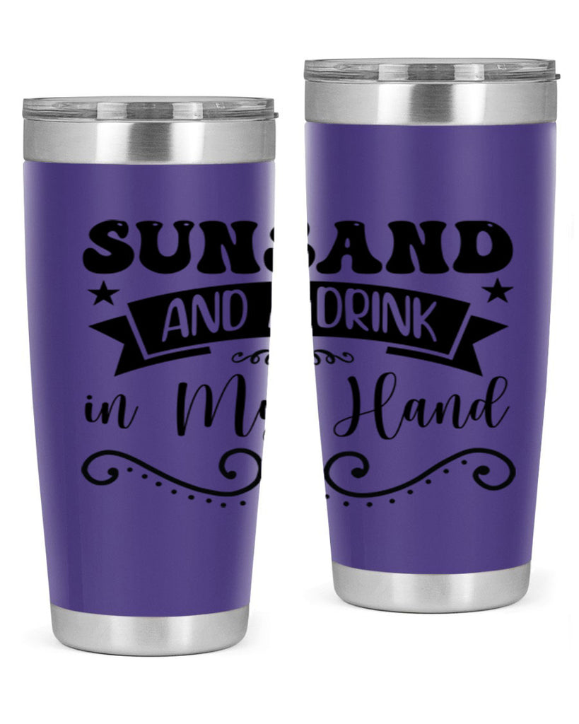 Sunsandandadrinkin 484#- zodiac- Tumbler