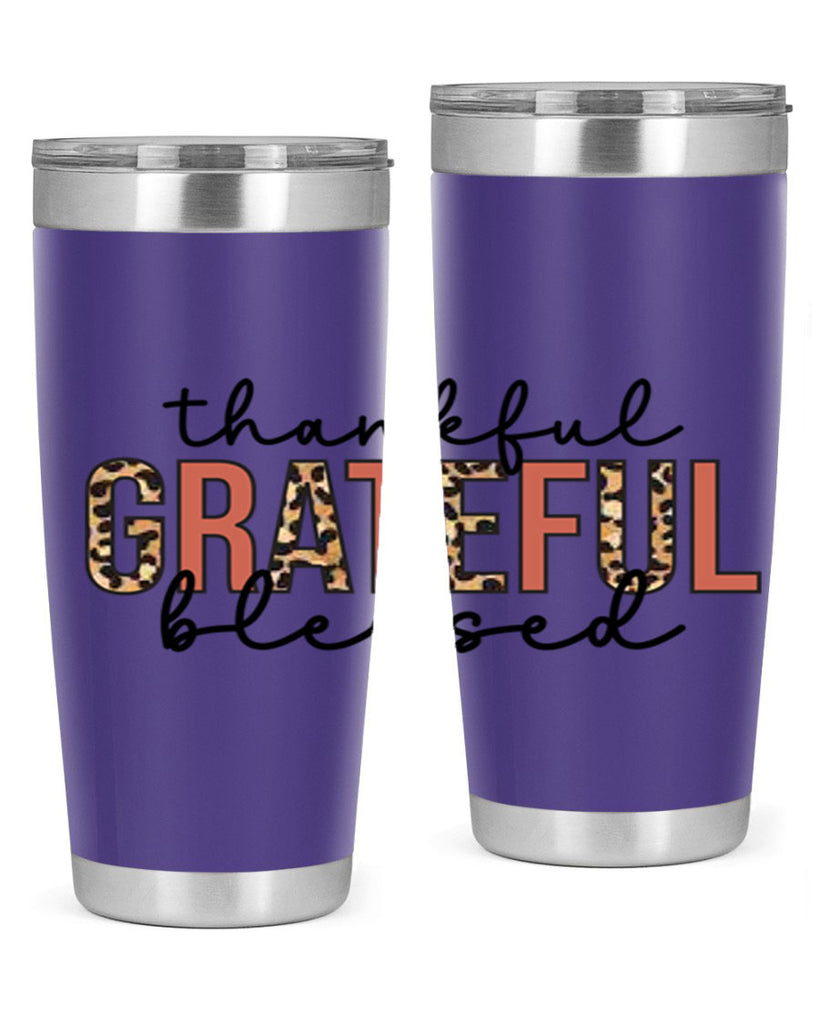 Thankful grateful blessed 602#- fall- Tumbler