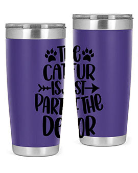 The Cat fur Is Just Part of Style 106#- cat- Tumbler