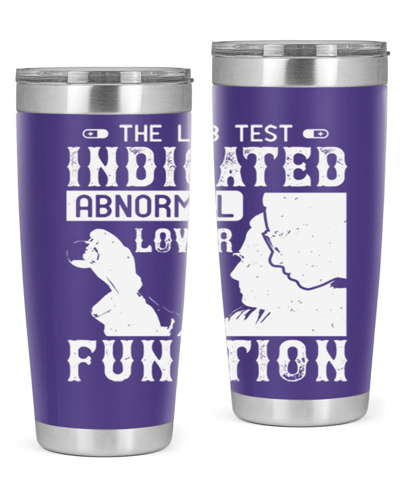 The lab test indicated abnormal lover function Style 22#- medical- tumbler