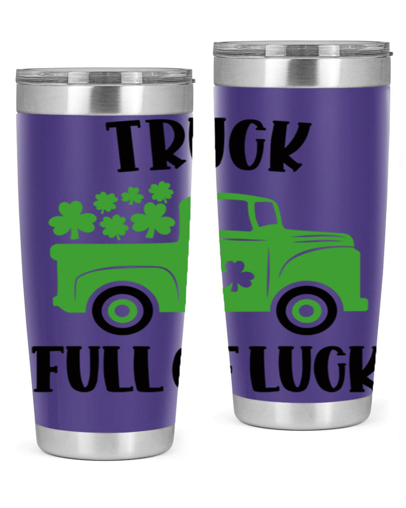 Truck Full Of Luck Style 19#- St Patricks Day- Tumbler