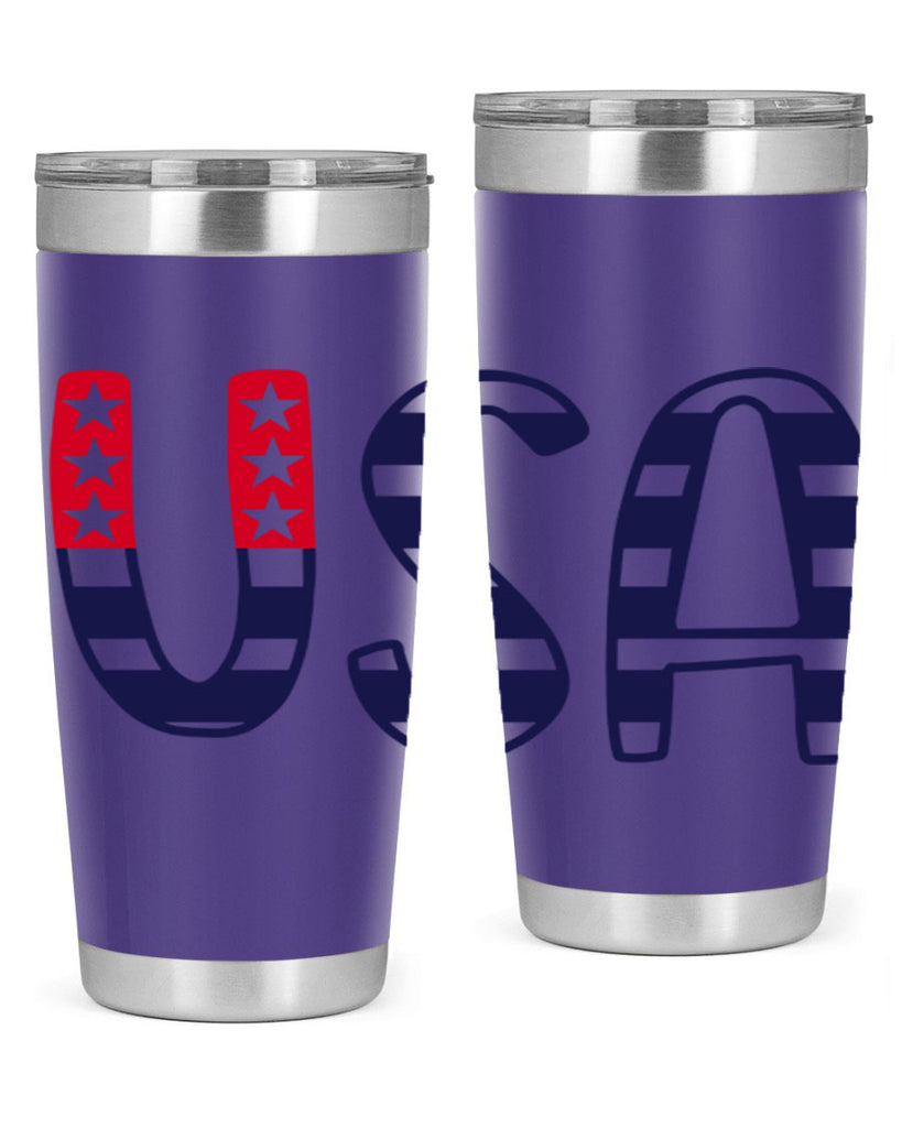 USA Style 184#- Fourt Of July- Tumbler