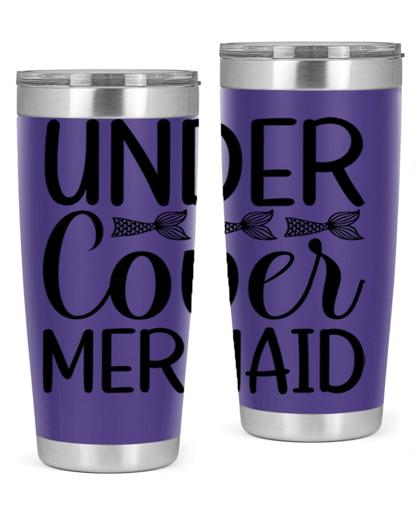 Under Cover Mermaid 647#- mermaid- Tumbler