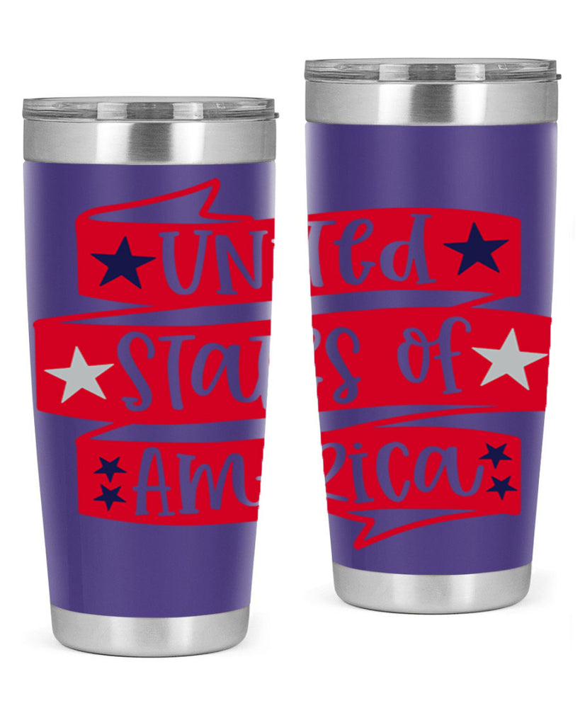 United States Of America Style 177#- Fourt Of July- Tumbler