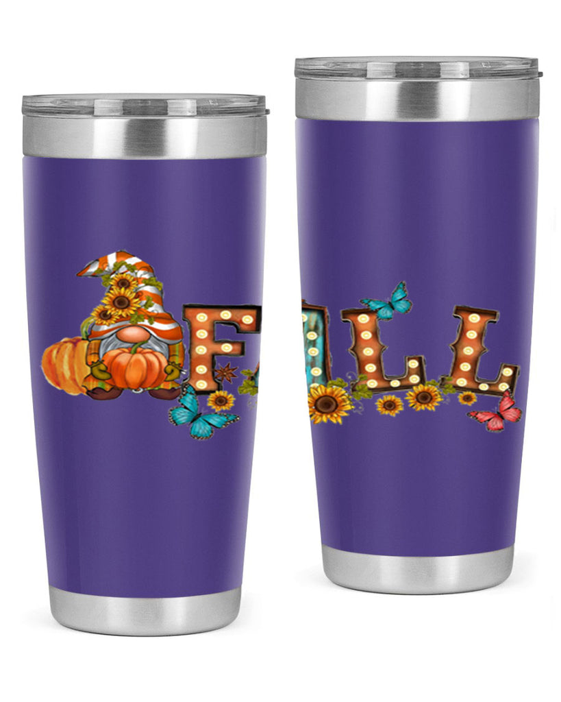 VintageFallGnome 626#- fall- Tumbler