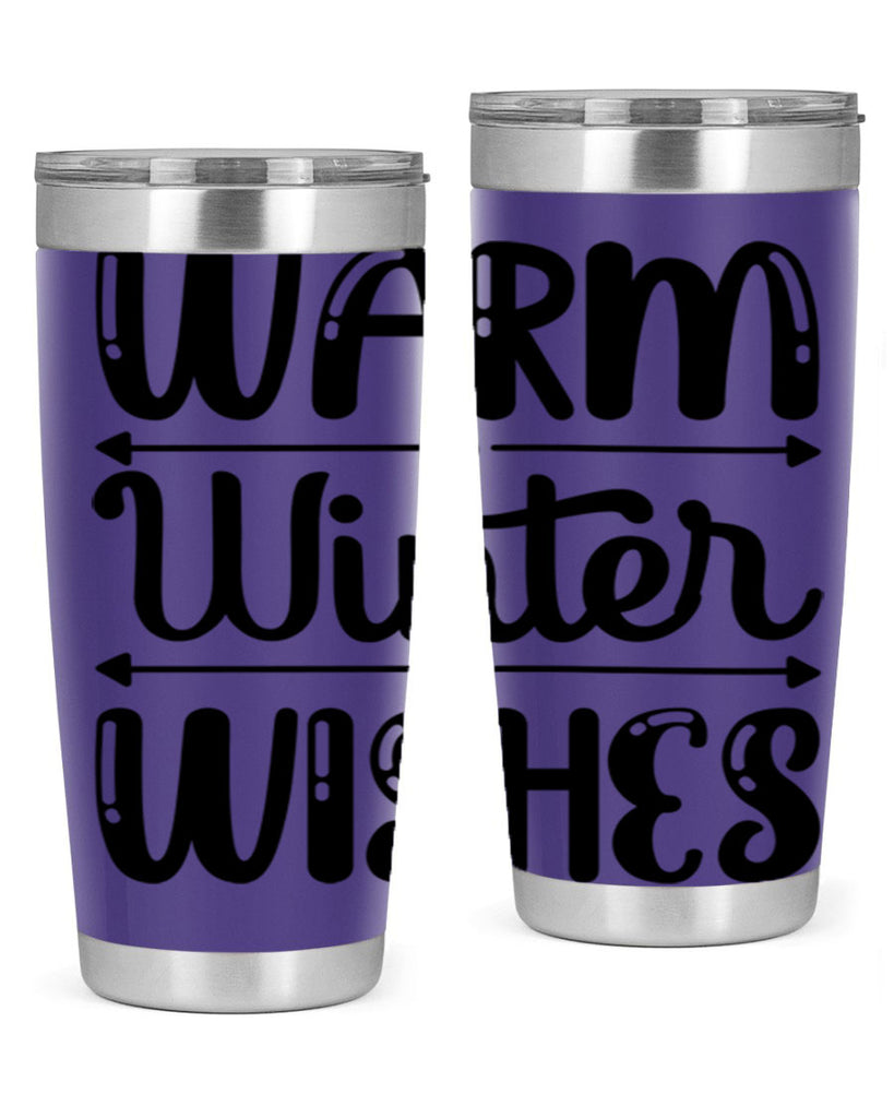Warm Winter Wishes 463#- winter- Tumbler