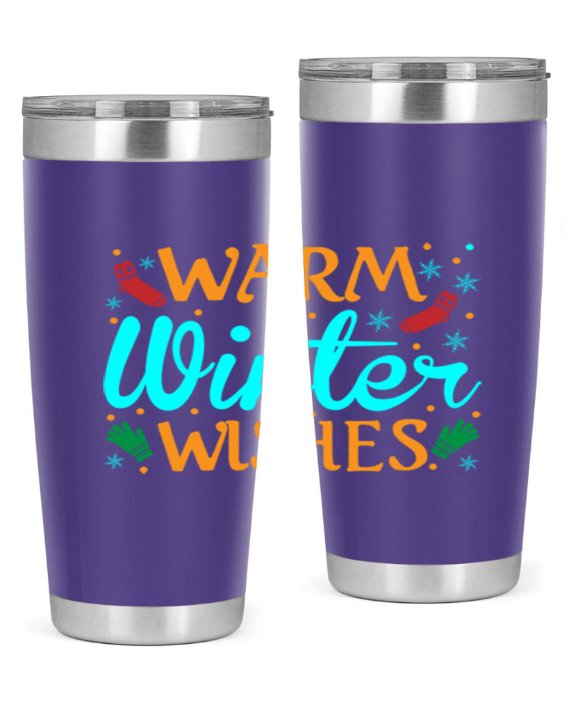 Warm Winter Wishes 465#- winter- Tumbler