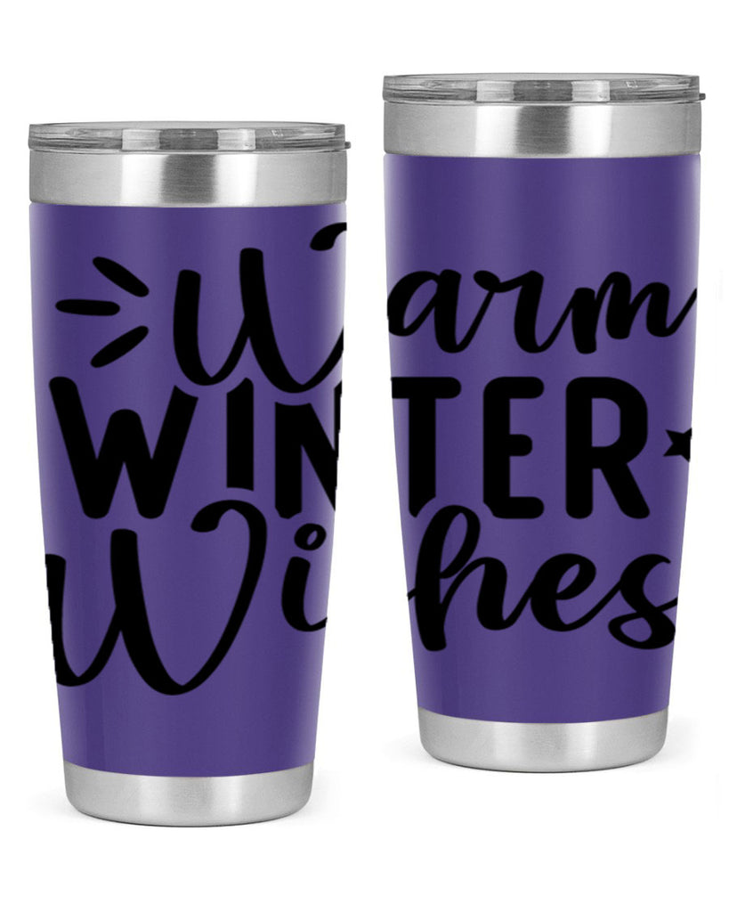 Warm Winter Wishes459#- winter- Tumbler