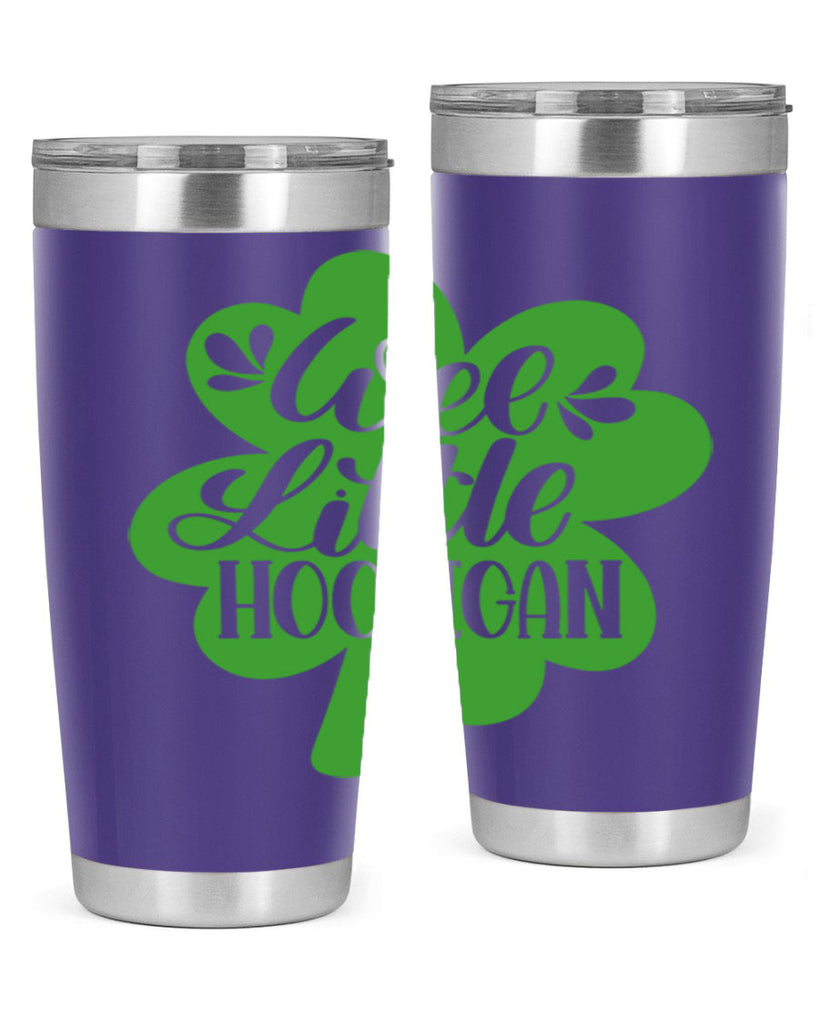 Wee Little Hooligan Style 16#- St Patricks Day- Tumbler