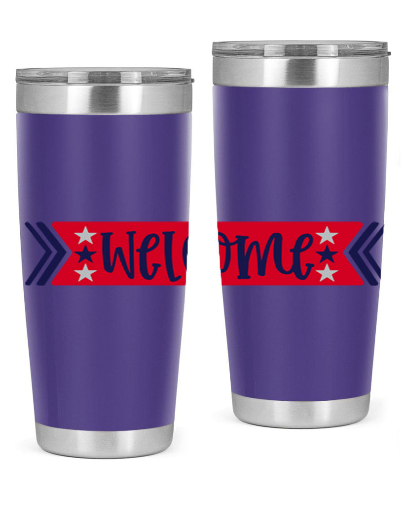 Welcome Style 187#- Fourt Of July- Tumbler