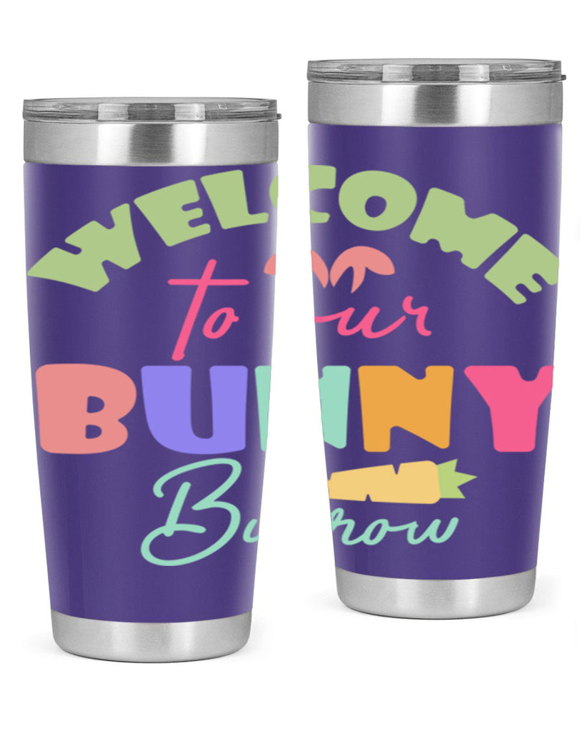 Welcome to our bunny burrow588#- spring- Tumbler