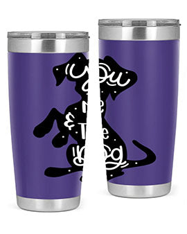 You Me The Dogs Style 4#- dog- Tumbler