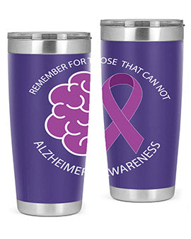 alzheimers awareness style 40#- alzheimers- Tumbler