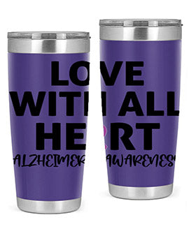 alzheimers awareness style 77#- alzheimers- Tumbler