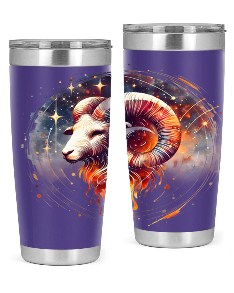 aries 125#- zodiac- Tumbler