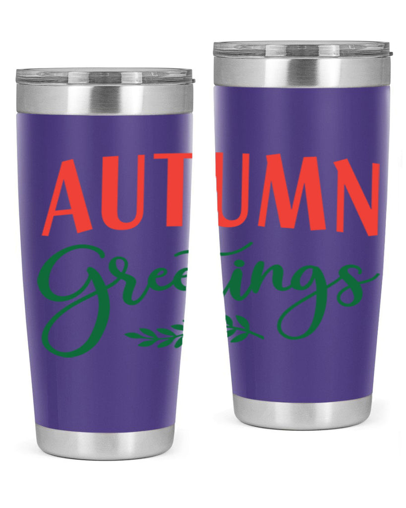 autumn greetings 14#- fall- Tumbler