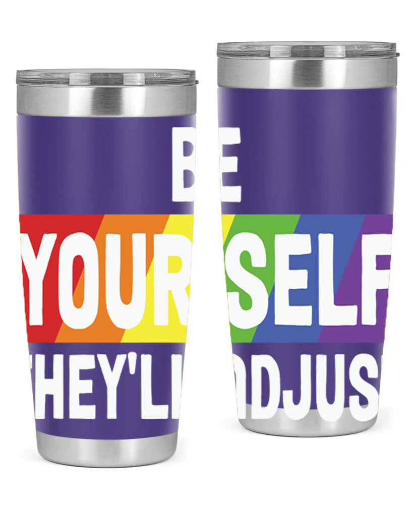 be yourself theyll adjust rainbow lgbt 160#- lgbt- Tumbler