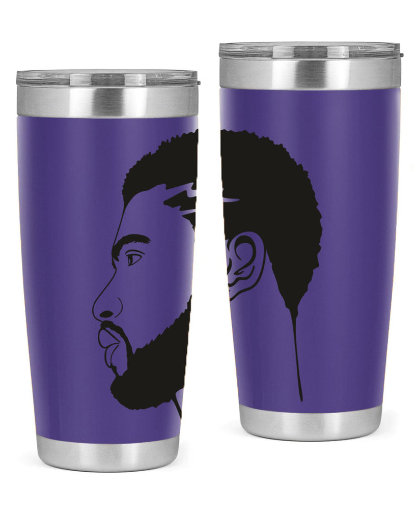 beardman 52#- black men - boys- tumbler