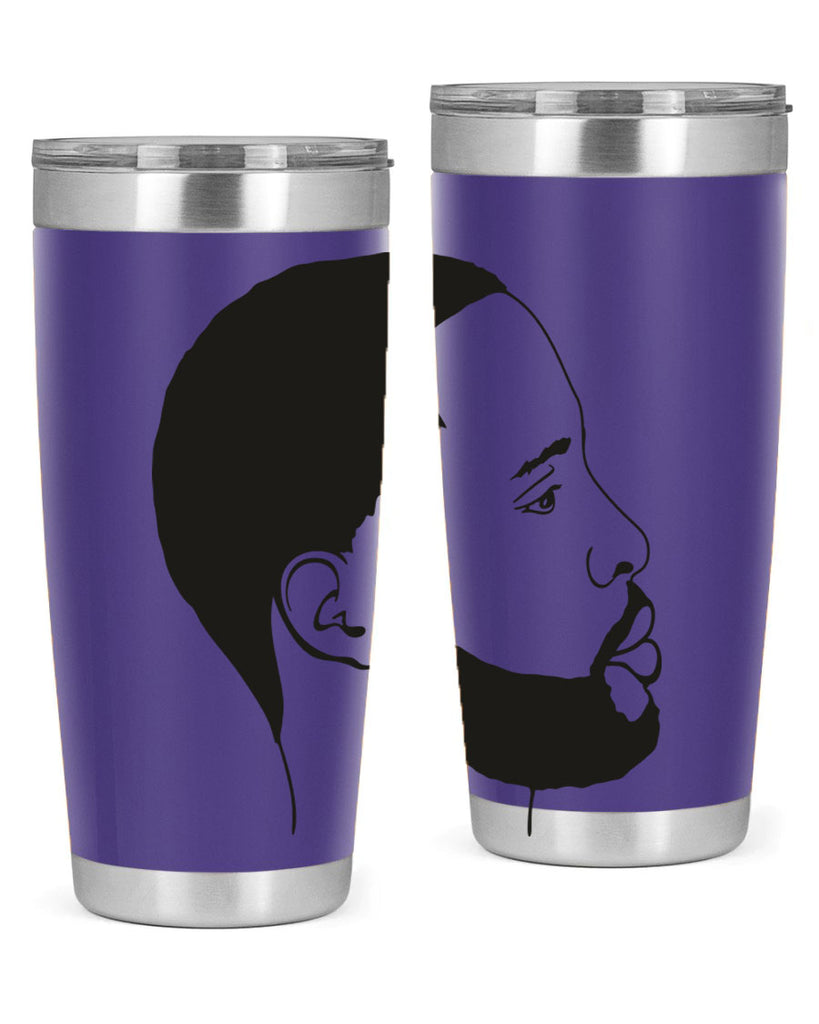 beardman 54#- black men - boys- tumbler