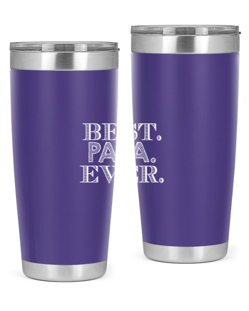 best papa ever 93#- grandpa - papa- Tumbler