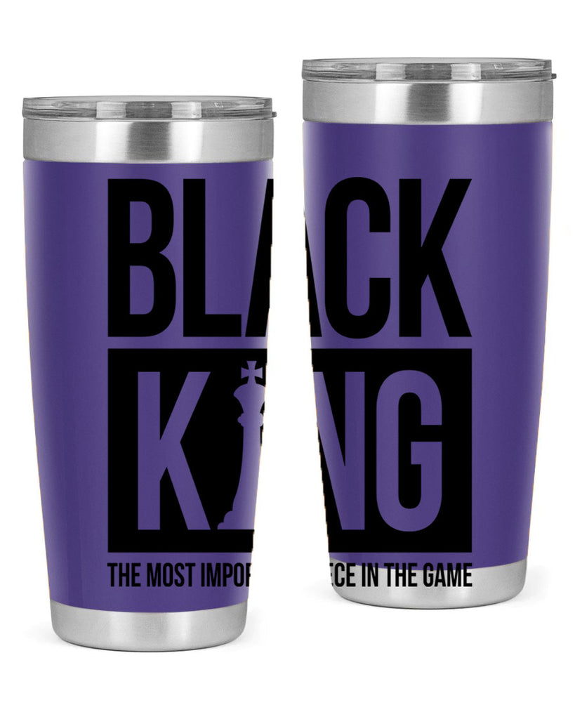 black king 234#- black words phrases- Cotton Tank