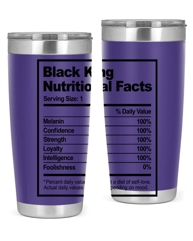black king nutritional facts 231#- black words phrases- Cotton Tank