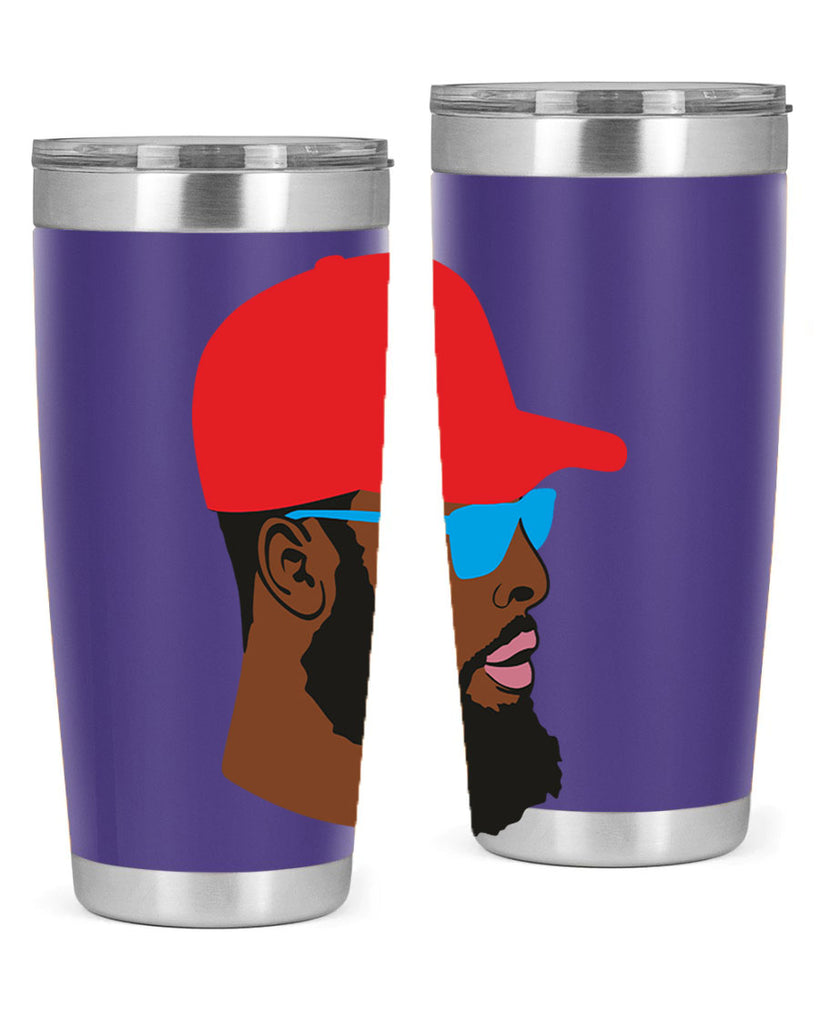 black man style 1#- black men - boys- tumbler