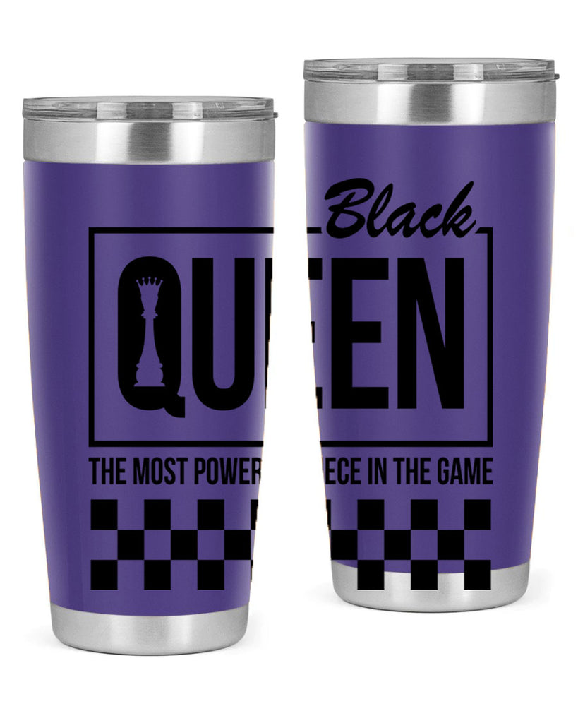 black queen chess checkered 221#- black words phrases- Cotton Tank