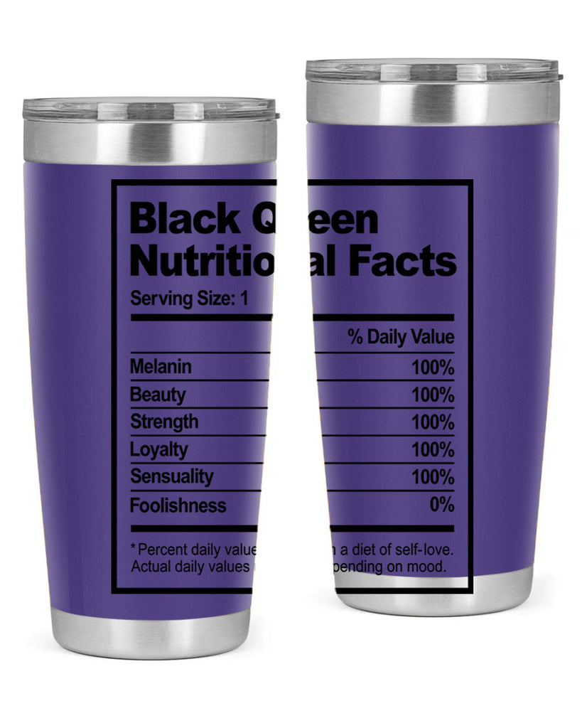 black queen nutritional facts 219#- black words phrases- Cotton Tank