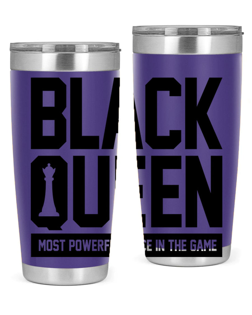 black queenchess 194#- black words phrases- Cotton Tank
