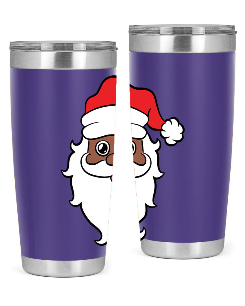 black santa 25#- black men - boys- tumbler