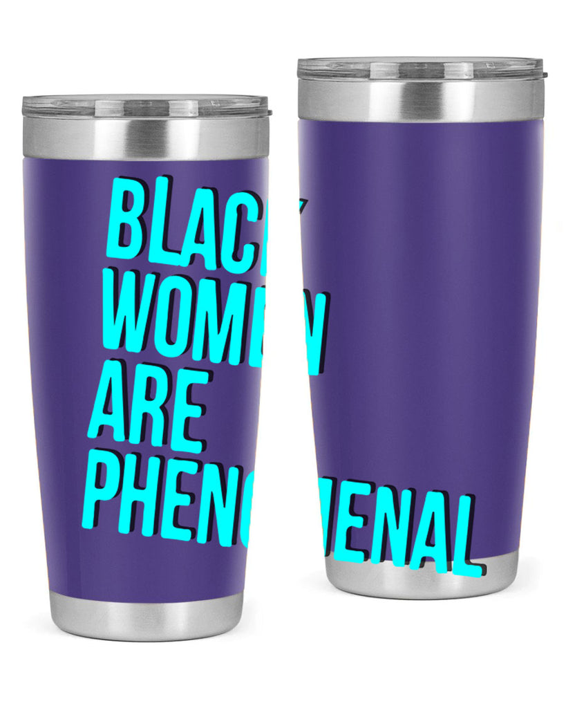 black woman are phenomenal color 216#- black words phrases- Cotton Tank