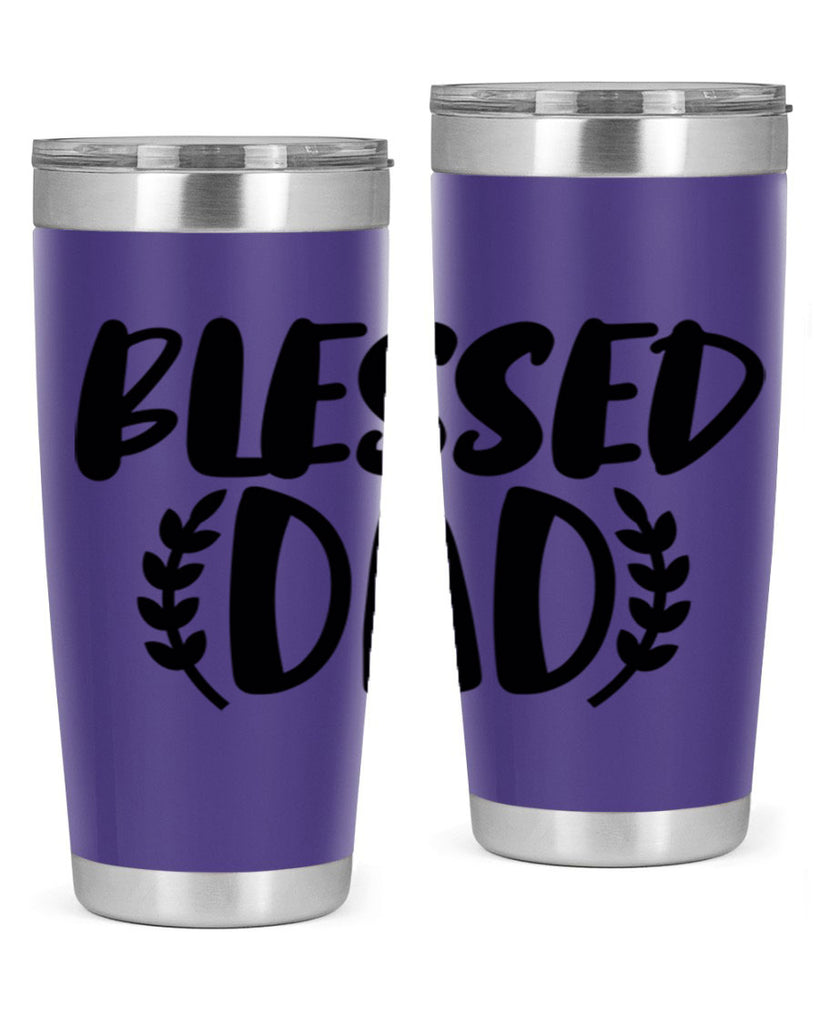 blessed dad 36#- dad- Tumbler