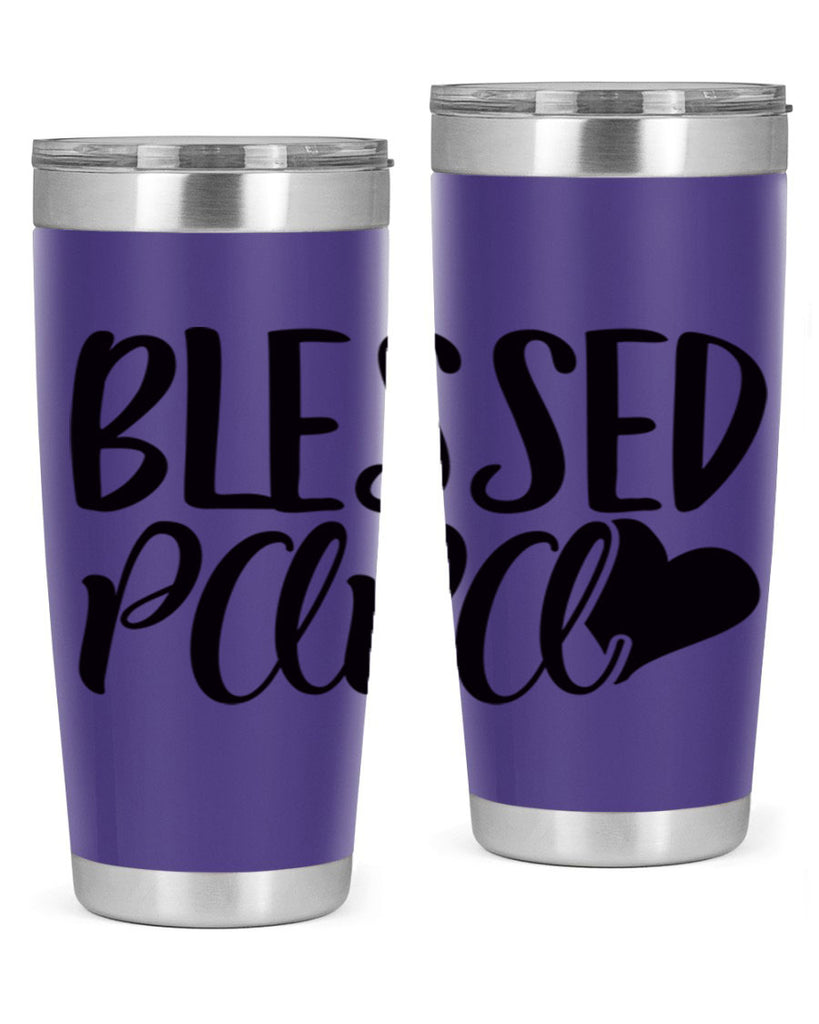 blessed papa 70#- grandpa - papa- Tumbler