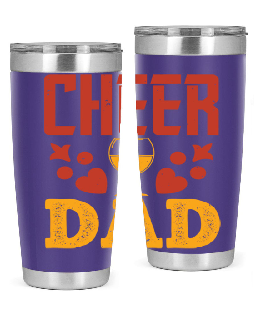 cheer dad 121#- fathers day- Tumbler
