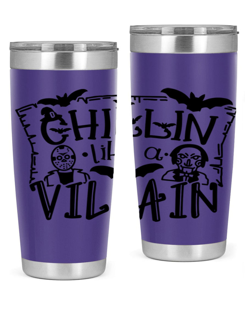 chillin like a villain 82#- halloween- Tumbler