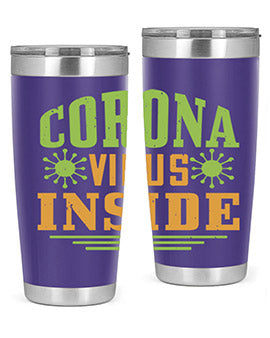 coronavirus inside Style 2#- corona virus- Tumbler